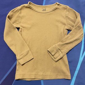 🔥6/$10🔥 H&M Long-Sleeved Toddler Shirt, 2T, Organic Cotton